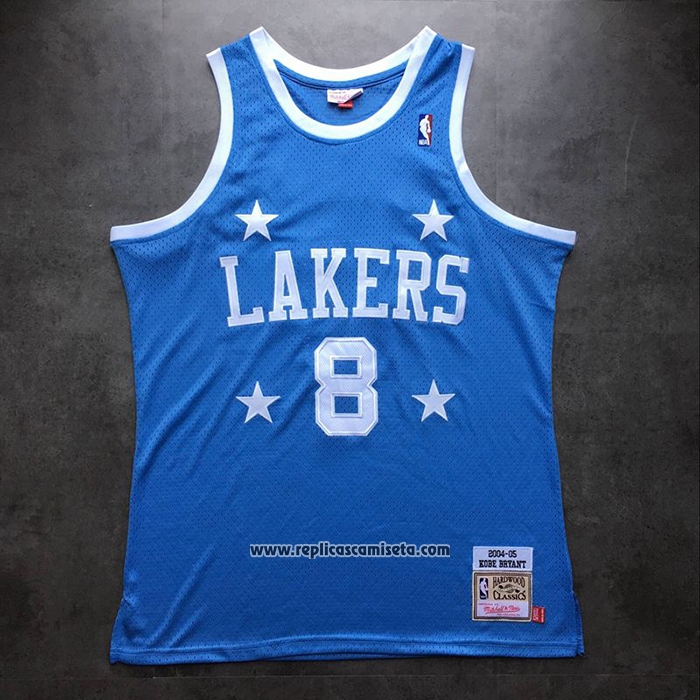 Camiseta Los Angeles Lakers Kobe Bryant #8 Mitchell & Ness 2004-05 Azul